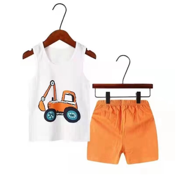 Baby Corp (0-4Y) Boy Clothes Terno for Kids Boys Fashion Sando Shorts Set Summer Tshirt D4