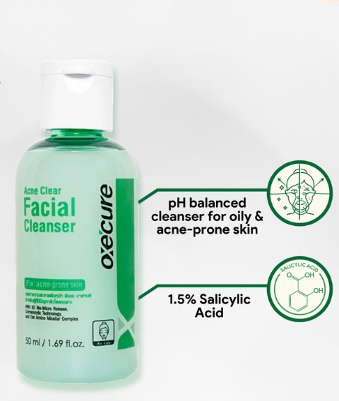 Acne Clear Facial Cleanser 50ml