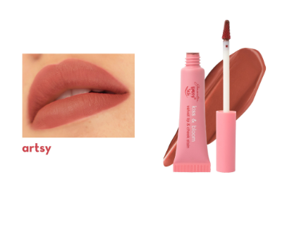 Happy Skin Kiss & Bloom Velvet Lip & Cheek Stain in Artsy