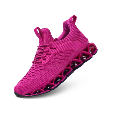 Women Lace-up Front Running Shoes, Round Toe Sporty Shoes For Daily