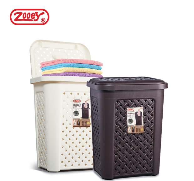 ZOOEY LAUNDRY RATTAN BASKET BIG /HAMPER Stock No. 2017
