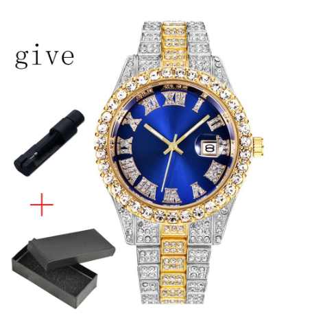 Binbond Original Luxury Men's Fashion Watch Waterproof Calendar Stainless Steel Men's Watch M7