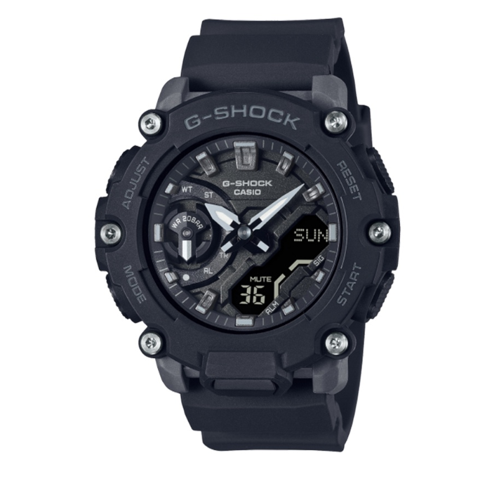 Casio G-Shock Carbon Black Resin Digital Watch For Men CGMA-S2200-1ADR