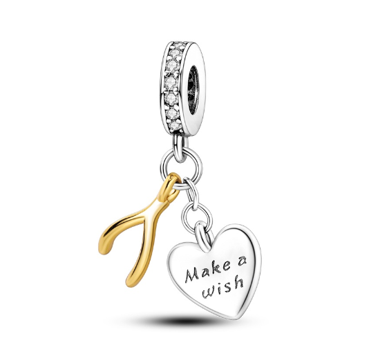 25 Sterling Silver Dog Bone Charm Suitable For Pandora Bracelet DIY 0038