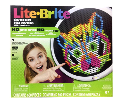 Lite-Brite Oval HD Peg Light