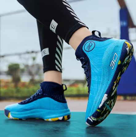 PHL Fashion High Cut Sports Basketball Rubber Shoes Sneakers For Men