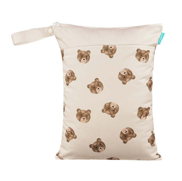 Happyflute Wetbag For Baby Diapers Nappies Waterproof Reusable Diaper Bag With Two Zipper 30cmx40cm S20