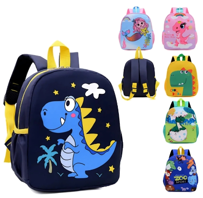 #3358 Korean Mini Cartoon Zoo Series School Backpack For Kids New Pattern Backpack