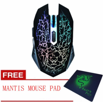 AESOPCOM 7 LED Color change Optical 6 Buttons USB GAMING Mouse(12222) FREE MOUSE PAD(RA)