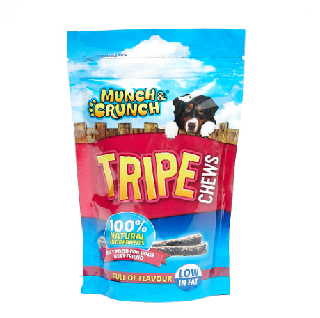 Munch & Crunch Tripe Chews Dog Snack 200g