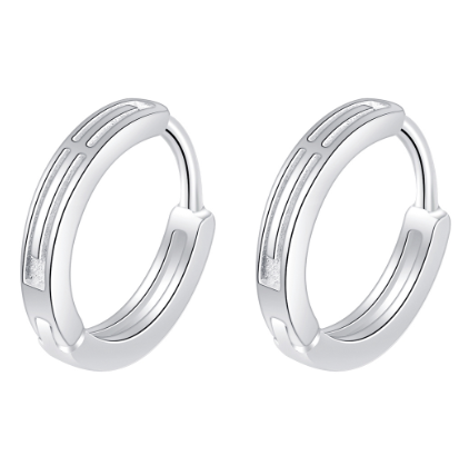 Silver Fashion Jewelry Accessory Clip Earrings CE02