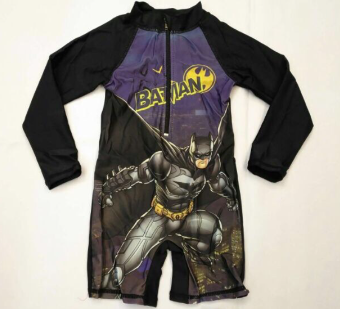 Kids Batman Long Sleeve over All Swimsuit for Boys