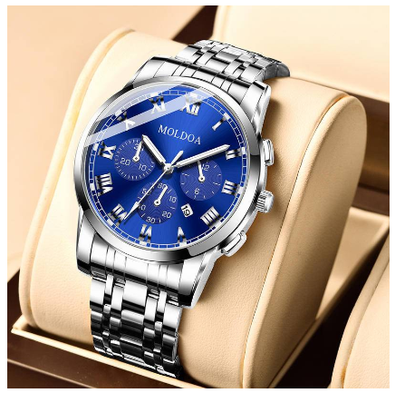 Watch For Men Water Proof Relo for Man Original Business Genuine Quartz Stainless Steel Accurate Wear-Resistant Luminous 3
