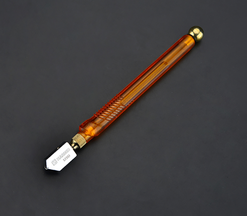 Harden 570351 175mm Auto-Oil Glass Cutter Glass cutter with PS handle YG8 cutter wheel Chrome plated