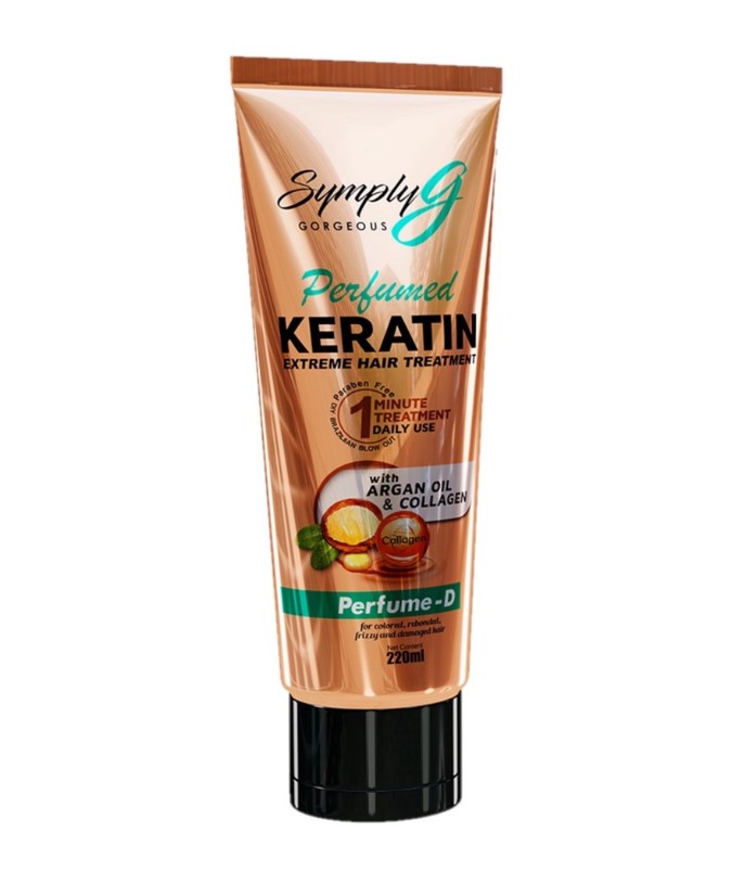 Simply G Perfume D Keratin Extreme Hair Treatment With Argan Oil & Collagen