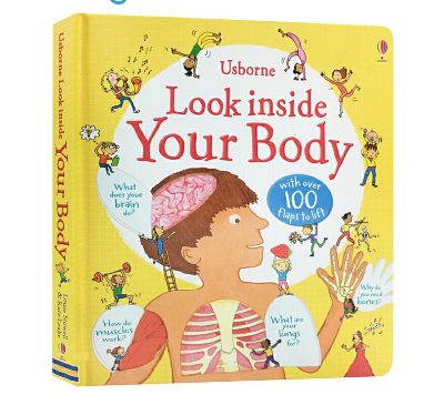 Usborne Look Inside Your Body Picture Book for Kids Baby Reading Education English Children's Books