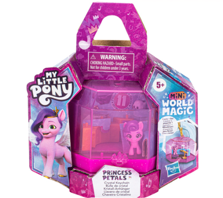 My Little Pony Mini World Magic Princess Petals Crystal Keychain