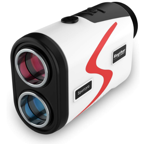 Pro Golf Rangefinder for Professional Golfers, Laser Range Finder with Slope & Non Slope Physical Switch, Flag-Lock with Pulse Vibration, Continuous Scan, Rechargeable