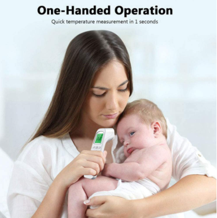 Original Non-Contact Infrared Thermometer Forehead Temperature Measurement LCD Digital Display