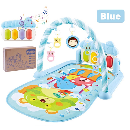 Baby Music Piano Keyboard Play Rack Kids Early Education Gym Crawling Game Pad Toy Clawing Game