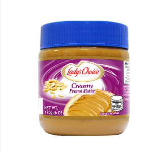 Lady's Choice Creamy Peanut Butter 170g