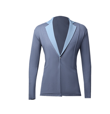 Men's Latin dance competition suit stretch suit