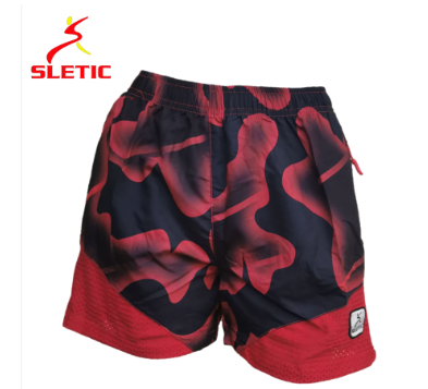 SLETIC Dryfit Breathable Fashion Active Sportswear Short For Women's With Zipper Pocket M3065G#