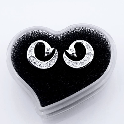 Unisilver 925 Sterling Silver Phoenix Earring Studs