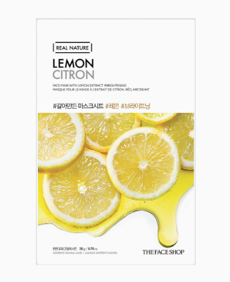 The Face Shop Real Nature Lemon Face Mask