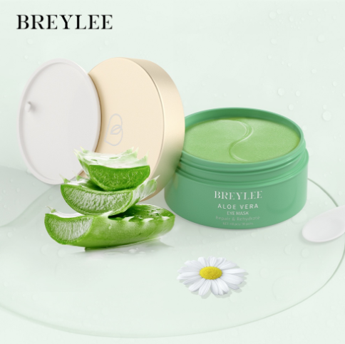 BREYLEE Aloe Vera Eye Mask Series Repair Eye Skin Moisturizing Remove Eye Bag Eye Treatment 60PCS