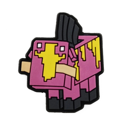 Cartoon Alex Sword Croc Jibbitz for Kids Minecraft Jibbits Charm Computer Game Jibits Crocks Shoes Accessories Shoe Charms Pins 014