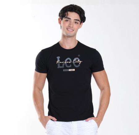 Lee Logo T-Shirt for Men in Black