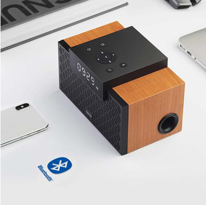 Edifier MP260 Wireless Bluetooth V5.0 Subwoofer Stereo Wooden Portable Speaker High Power Output