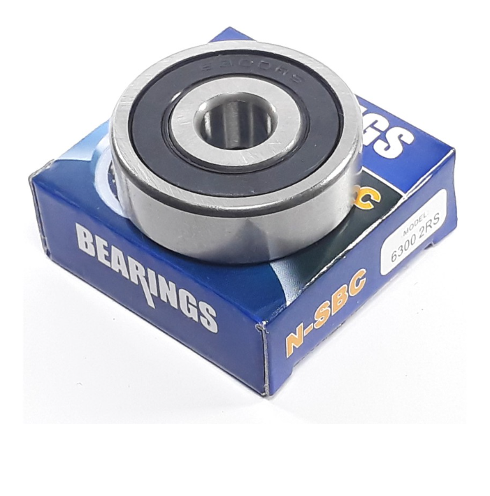 N-SBC Ball Bearing 6300 Two-Sides Rubber Seal