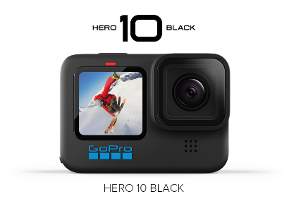 GoPro HERO10 Black Waterproof Action Camera 5.3K video and 23MP photos New GP2 Processor Hypersmooth 4.0
