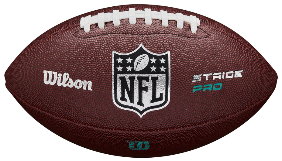 WILSON NFL Stride Pro Eco Football - Brown, Official Size