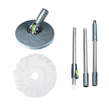 SCRUBZ Stainless Steel Spin Mop 16x112-128 Microfiber