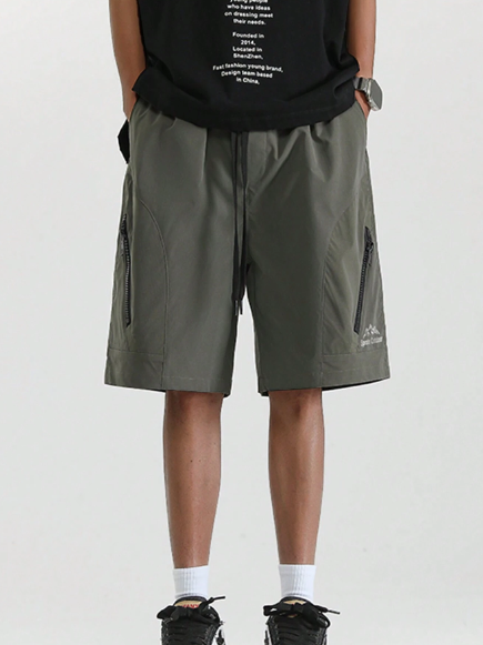 Men's Cargo Shorts, Loose Fit Quick-Dry Outdoor Sports Shorts, Knee-Length Casual Shorts For Summer