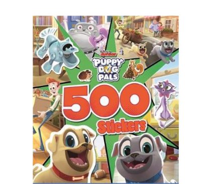 Puppy Dog Pals Disney Junior 500 Stickers Activity Book for Kids with Puzzles & Adventures