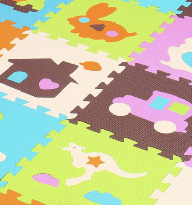 10pcs 30x30 Puzzle Mat Baby Kid Playmat Playmat Crawling Playmat Crawl Mat