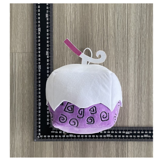Blox Fruits Plush Toys Blox Fruits Game Peripheral Fruit Leopard Print Box Plush Toy Purple Box Doll B9