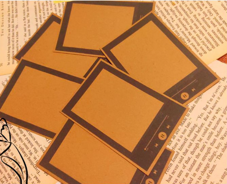 Kraft Playlist Frame  Journal  Scrapbook