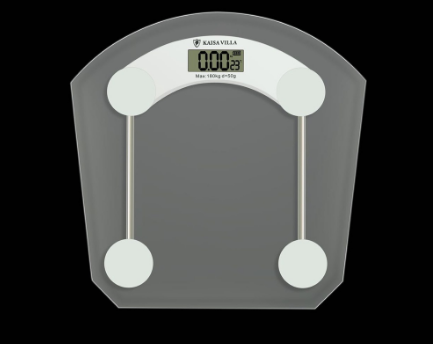 Kaisavilla Digital LCD Electronic Glass Bathroom Weighing Scale JD-6055