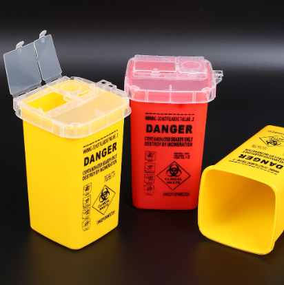 1L Tattoo Danger Sharps Container Tattoo Needle And Supplies Disposal Containers For Tattoo Supplies Tattoo Accessories Supplies