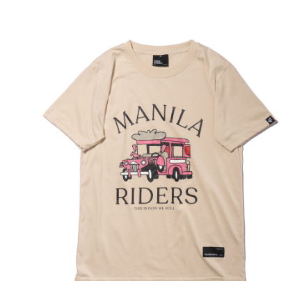TEAM MANILA MANILA RIDERS TSHIRT CREAM