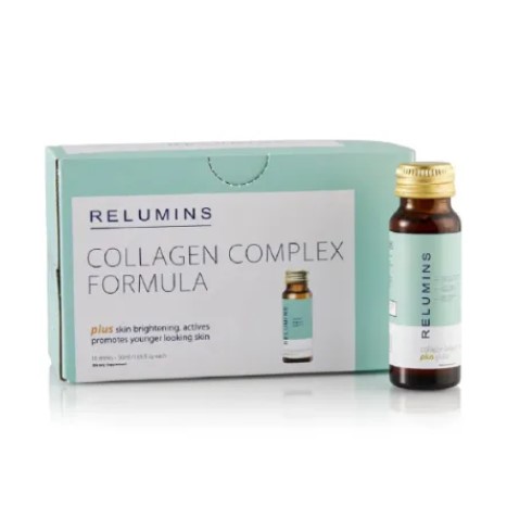 Relumins Collagen Complex Formula Apple Flavor 50ml 10 Bottles