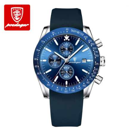 Original Luxury Fashion Waterproof Luminous Men's Watch Quartz Business Leather Watch 08