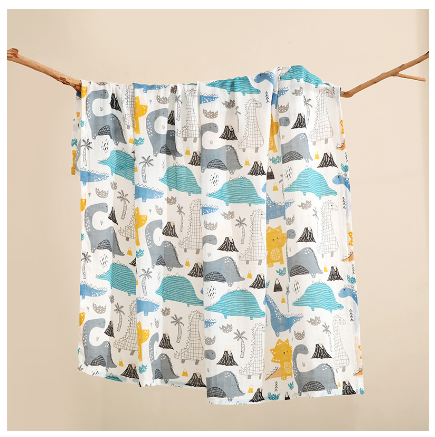 Betty Baby Reception Blanket 120x120 cm Baby Muslin Blanket Newborn Swaddle Cotton SB11