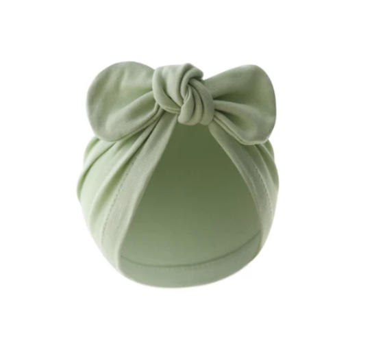 Some Baby Bowknot Beanie Hat Large Turban Hat for Newborn Boys Girl 0-12M Soft Breathable Headdress Universal Photo Hat BH5