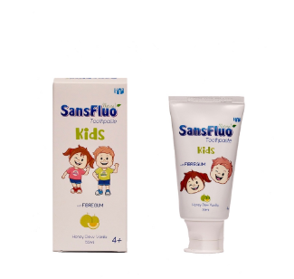 SANSFLUO Natural Kids Toothapaste Honey Dew Vanilla